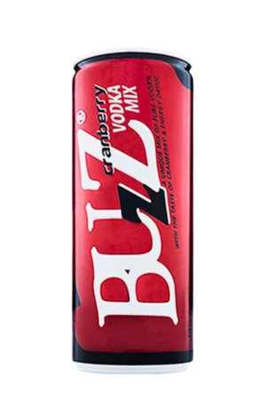 Buy Buzz Cranberry Vodka Mix Can 250Ml Ready to Drink Liquor Online in Amman, Dead Sea, Marj Al-Hamam - Cheers962 Alcohol Delivery Near Me