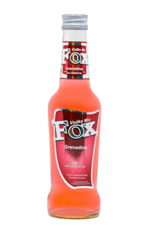 Buy Fox Vodka Mix Grenadine 30% Ready to Drink Liquor Online in Amman, Dead Sea, Marj Al-Hamam - Cheers962 Alcohol Delivery Near Me